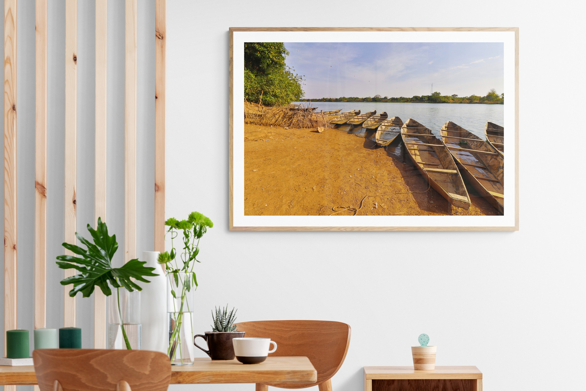 Mali - À Espera da Travessia Tela Fine Art