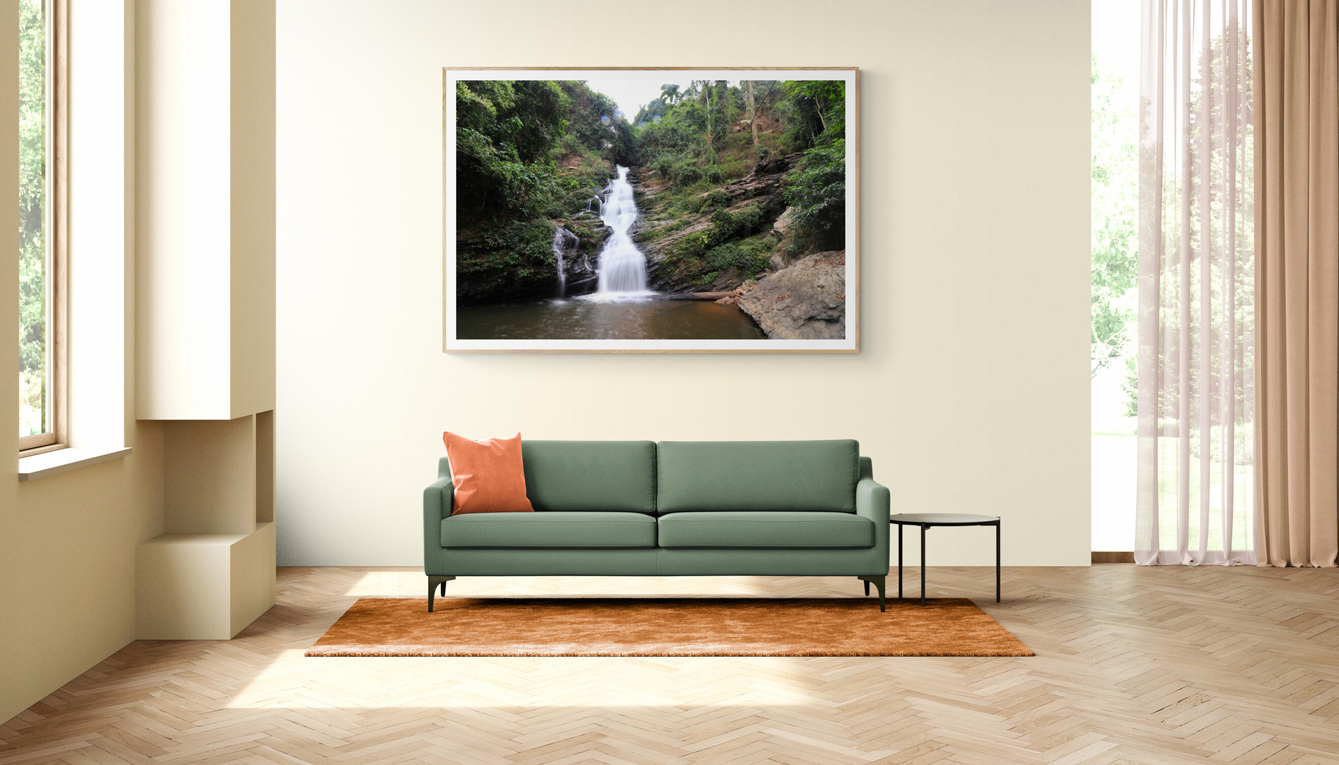 Cântico das Águas do Benim Tela Fine Art