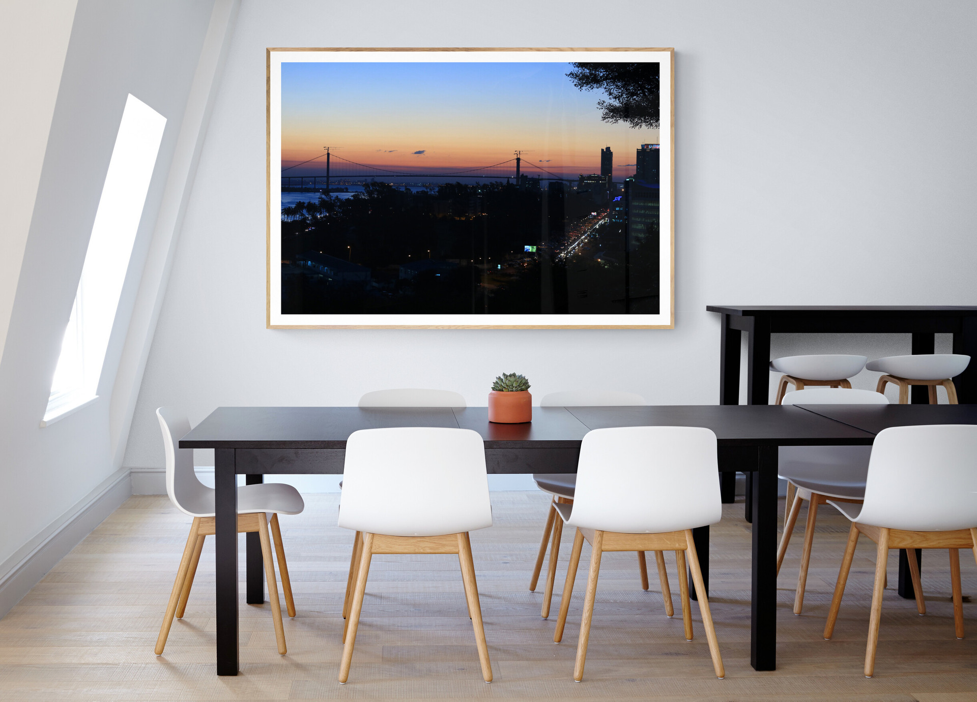 Maputo sunset - A Travessia dos Tempos Tela Fine Art