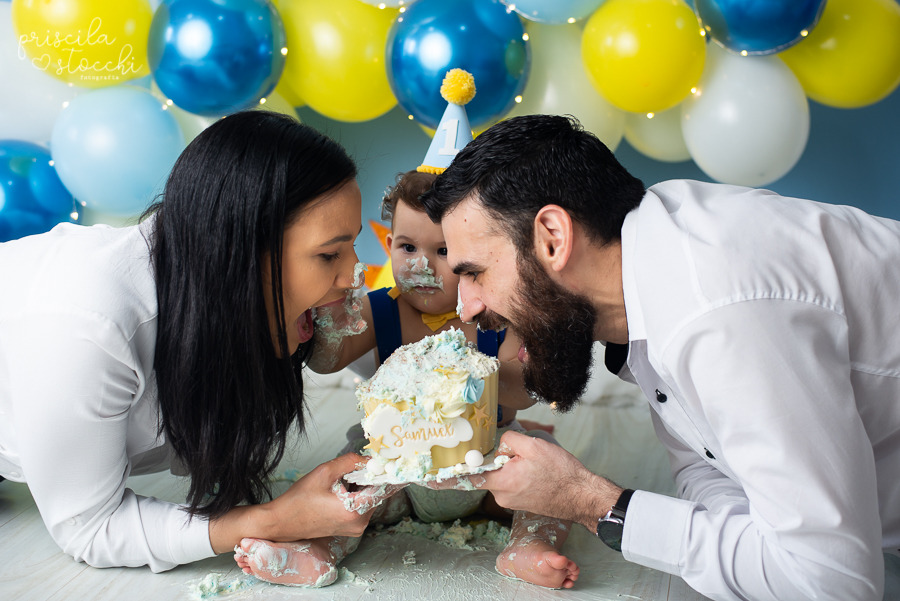 Smash the Cake com os Pais SP, Smash the Cake Menino SP, Smash the Cake 1 ano SP, Smash the Cake com Balões SP