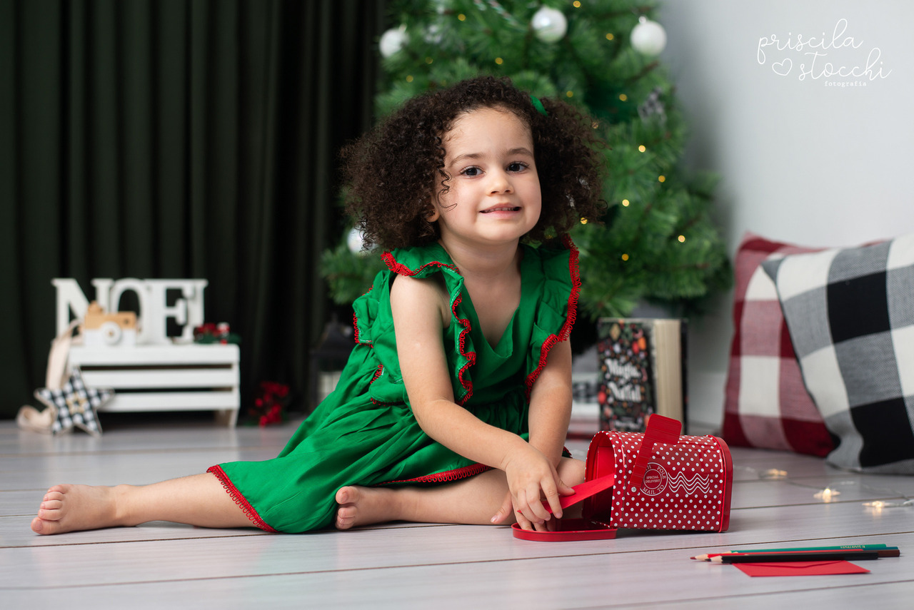 ensaio de natal infantil SP