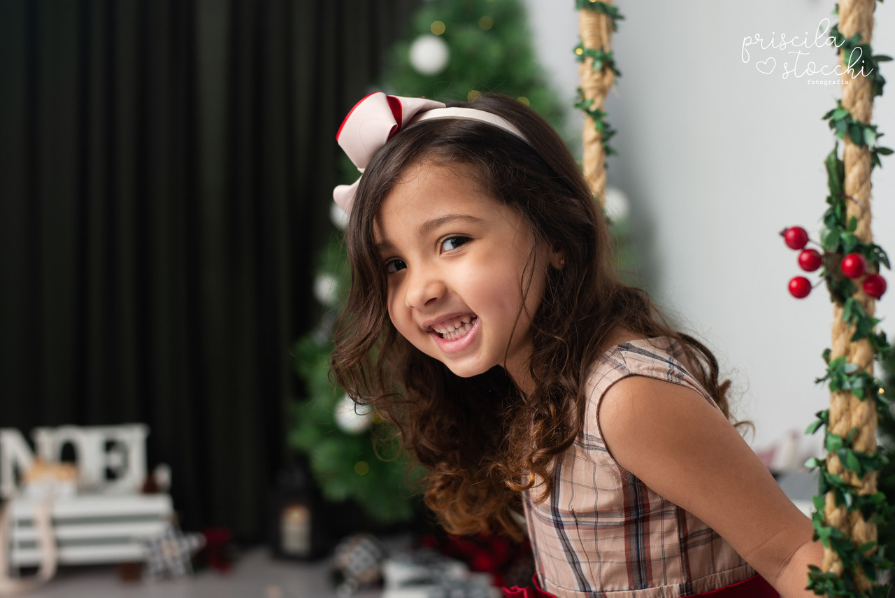 ensaio de natal estúdio SP