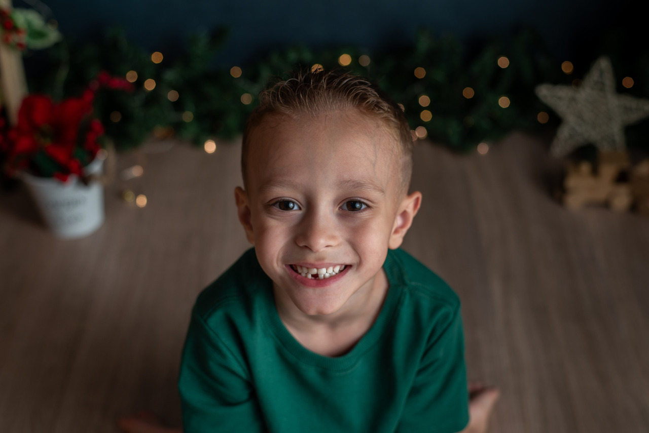 ensaio fotografico natal infantil estudio sp