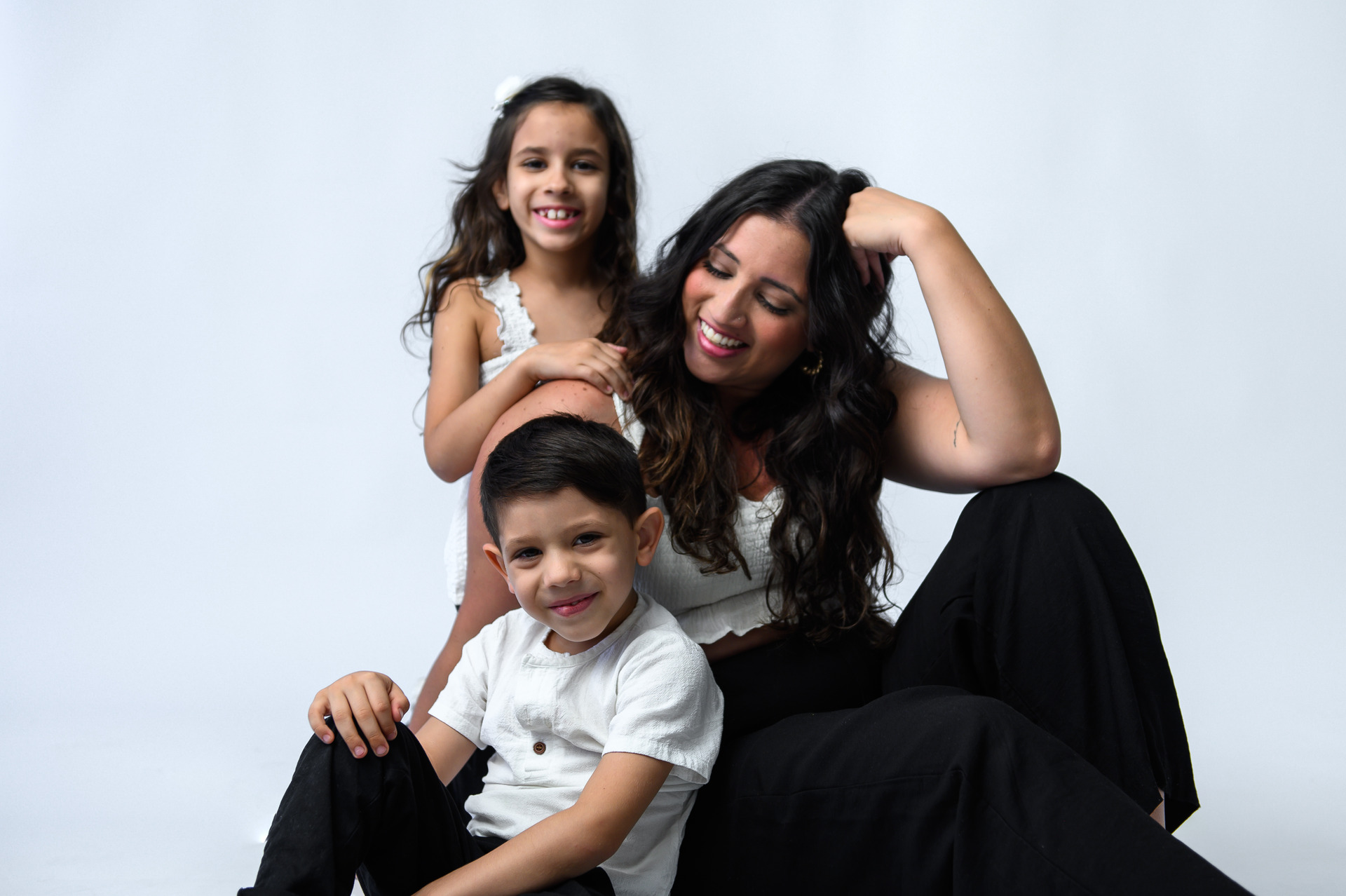 ensaio mãe com 2 filhos SP Zona Sul