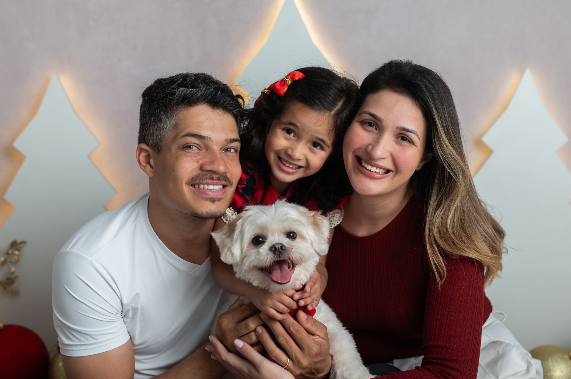 Ensaio de Natal Em Família Estúdio SP