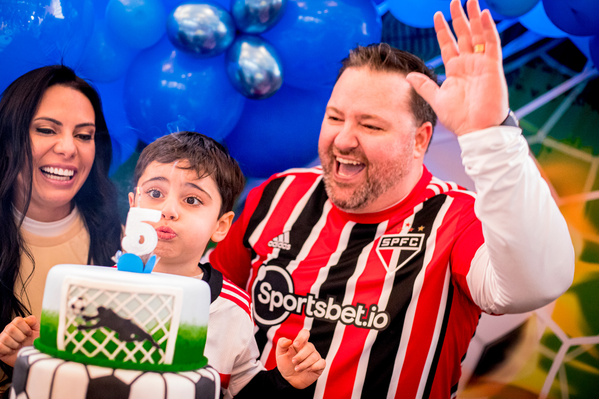 Ensaio externo infantil no horto florestal