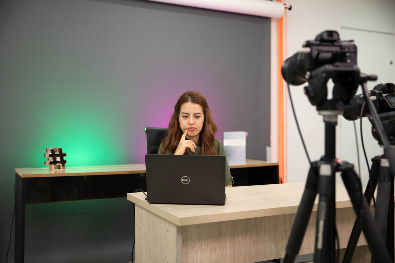 Studio de vídeo aula em são paulo