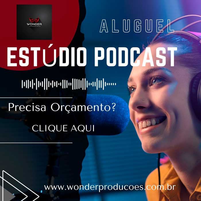 Aluguel de Estúdio de Podcast São Paulo