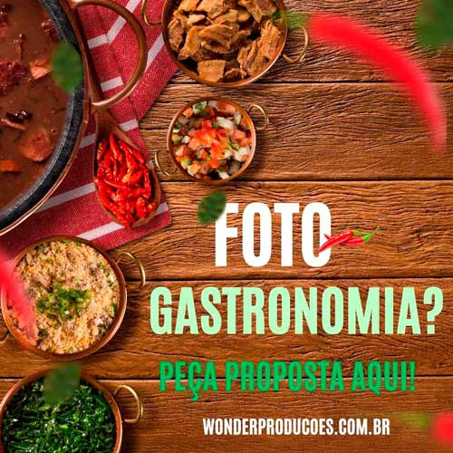 Foto de Gastronomia? Conte com a Wonder Produções