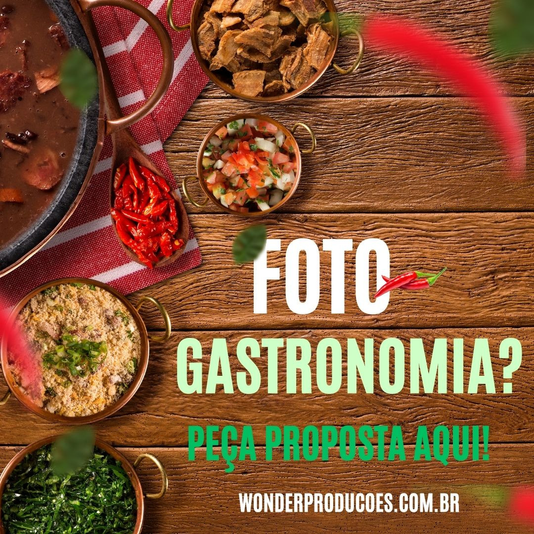 Fotografia para Gastronomia? Fale com nossa equipe e saiba mais!