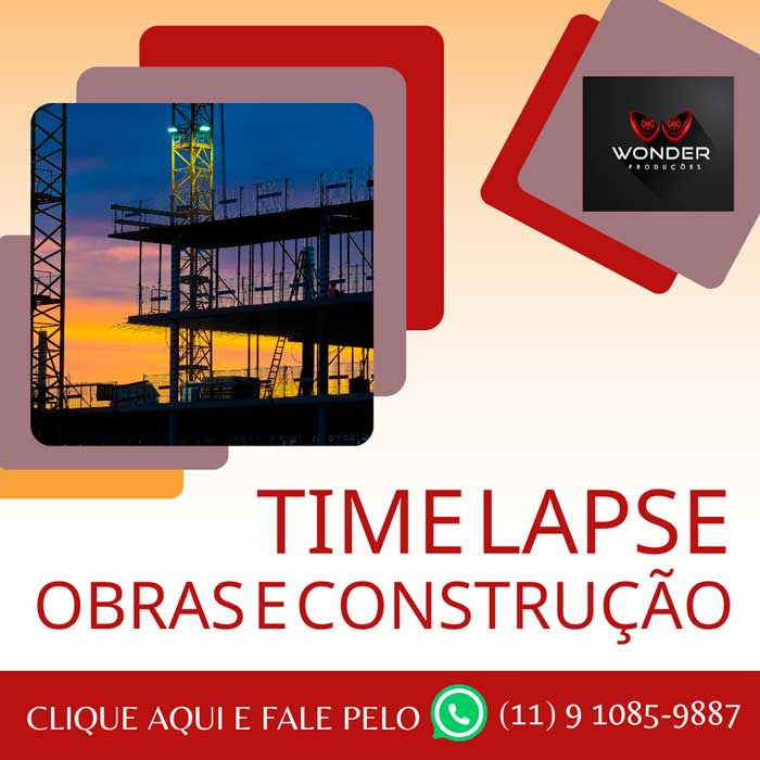 Somos especializados em Time Lapser para obras e contruções. Peça seu orçamento agora!