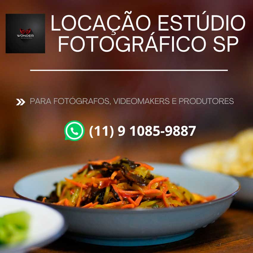 Locação de estúdio fotográfico - Fale pelo Whatsapp!