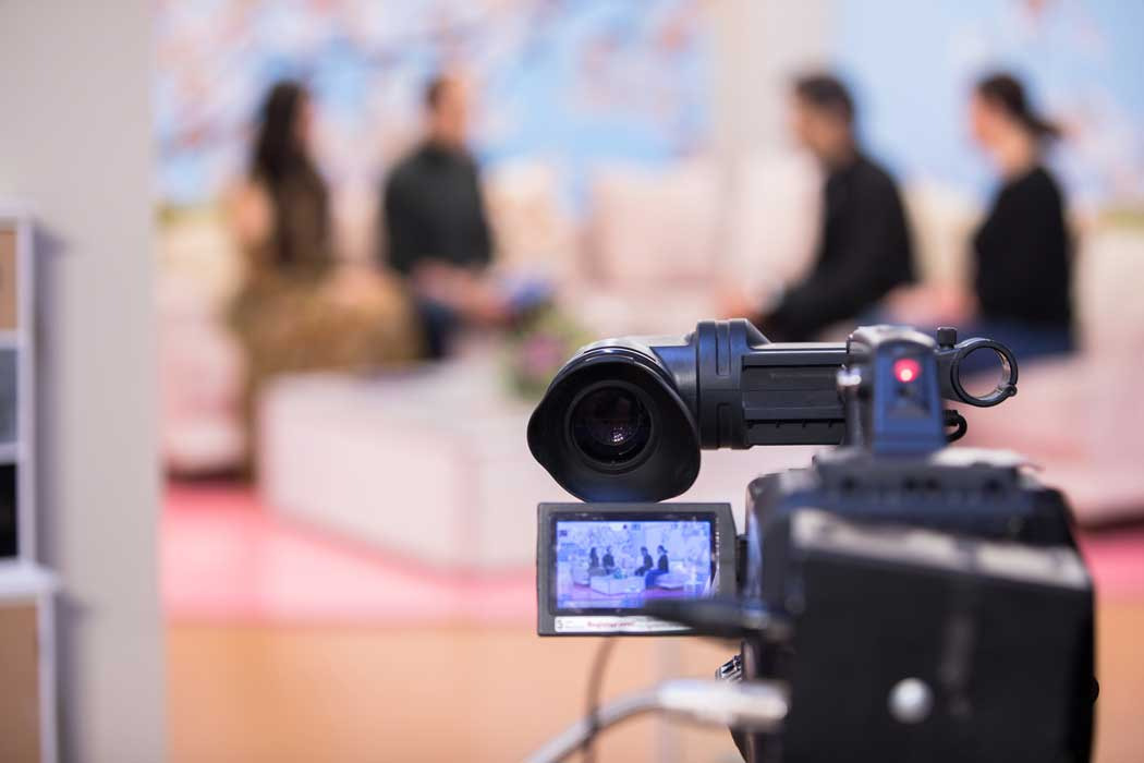 Empresa de gravação de programas para TV