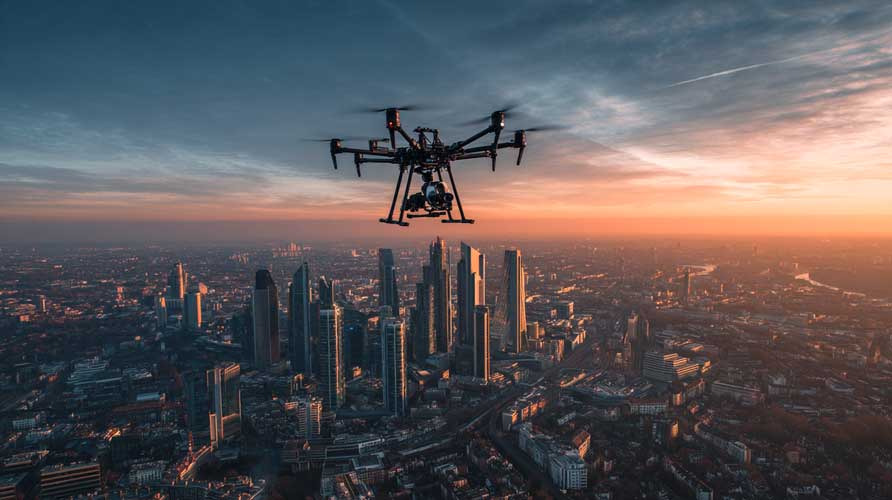 Filmagem com drone profissional