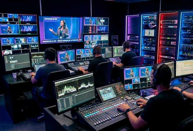 Tecnologia e Inovação Transmissão ao Vivo para Eventos em SCS