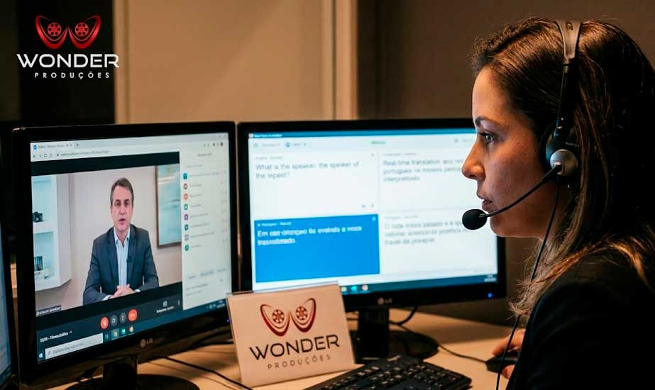 Tradução simultânea para Webinar de Treinamento em São Paulo