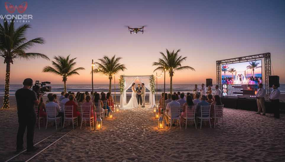 Transmissão ao vivo por internet para casamentos e eventos sociais em Santos SP