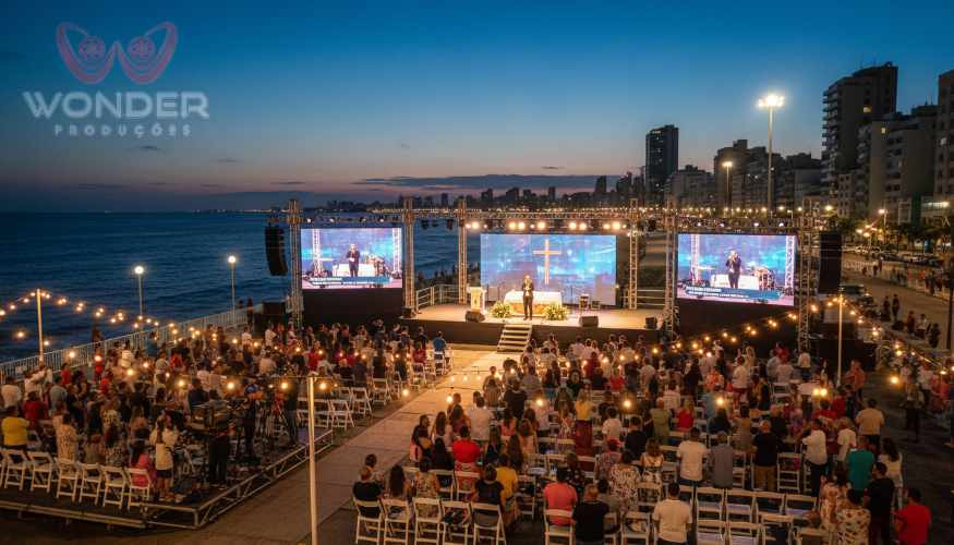 Transmissão de Eventos Religiosos ao Vivo