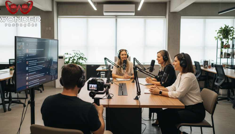 Gravação de podcast in Business