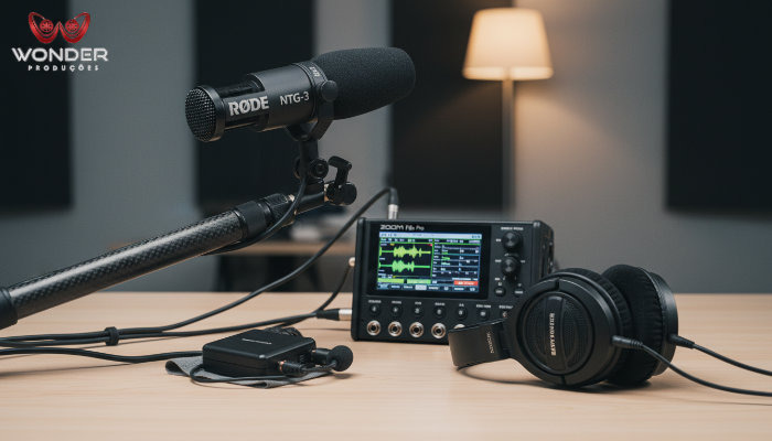 Equipamentos de video e de áudio de qualidade