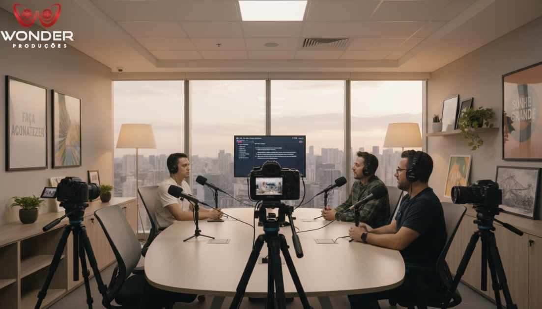 Gravação de videoaula em São Paulo SP