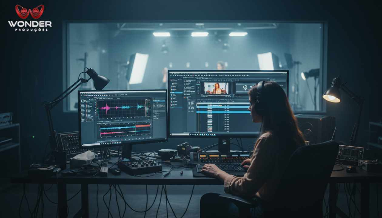 Equipe de pós produção em São Paulo