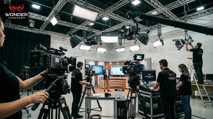 Gravação de videoaula em estúdio Profissional em Santo André