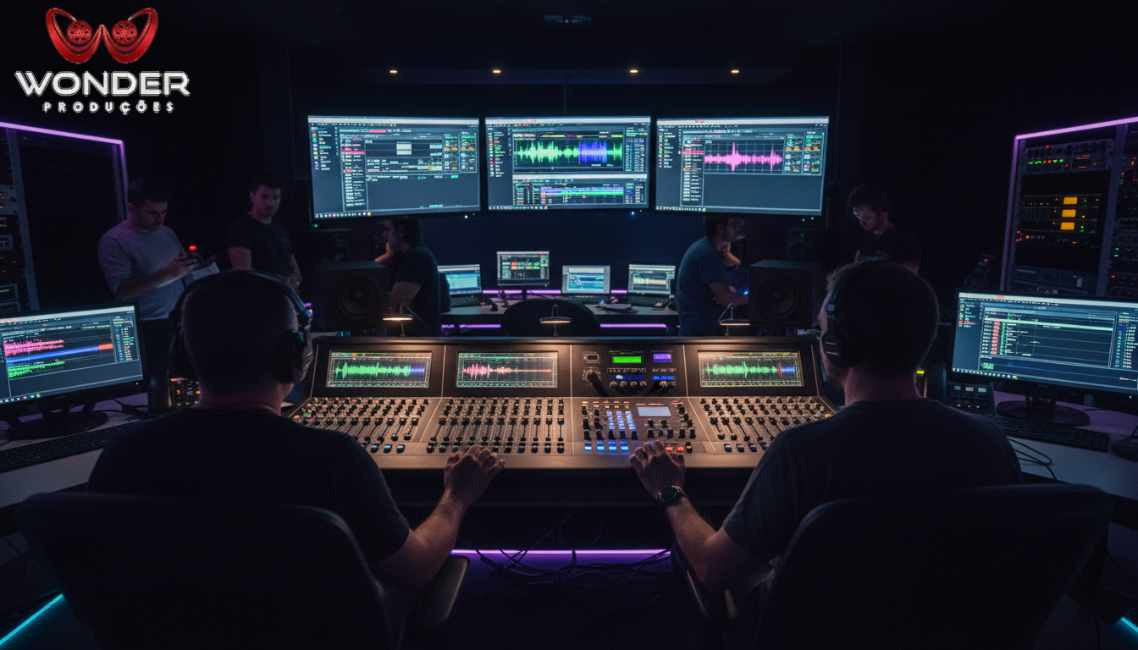 Equipe de edição Wonder Produções