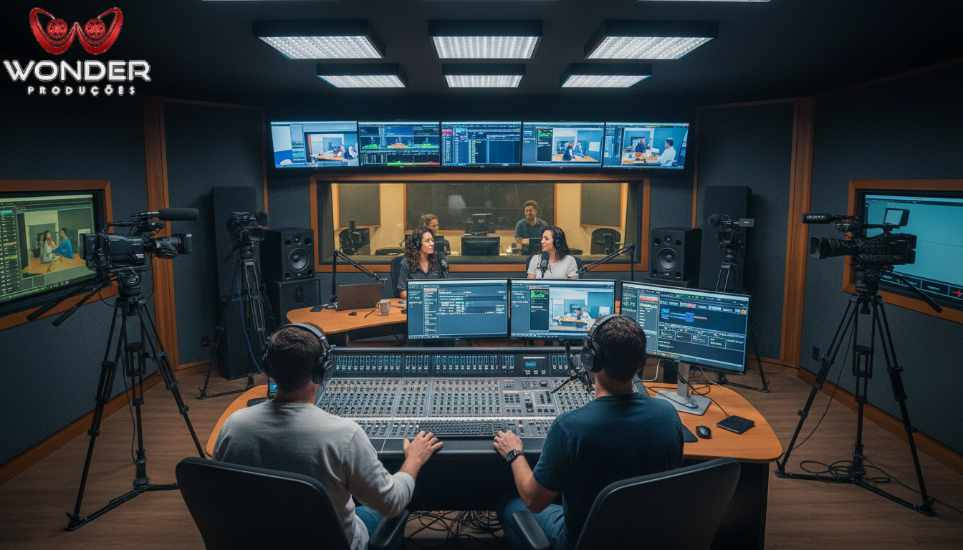 Estúdio de Gravação de Podcast Corporativo