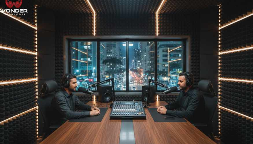 Gravação de Podcast em São Paulo