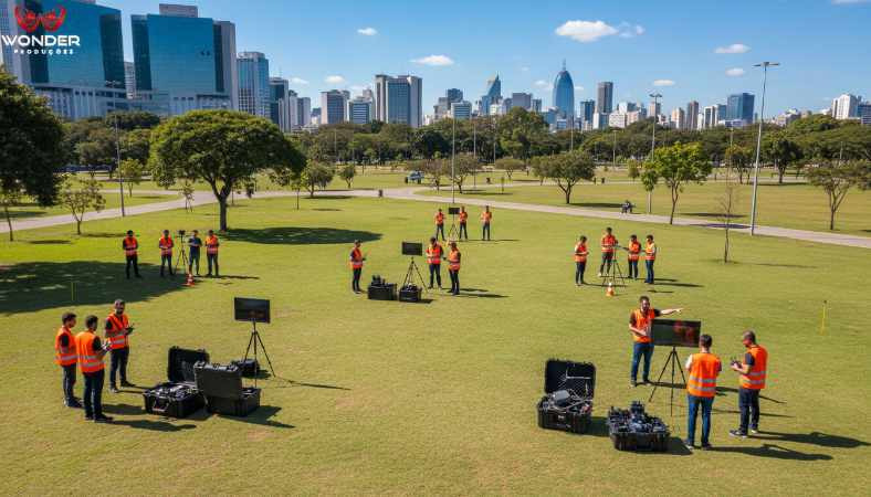 Curso de Drone Presencial ao ar livre - Wonder Produções