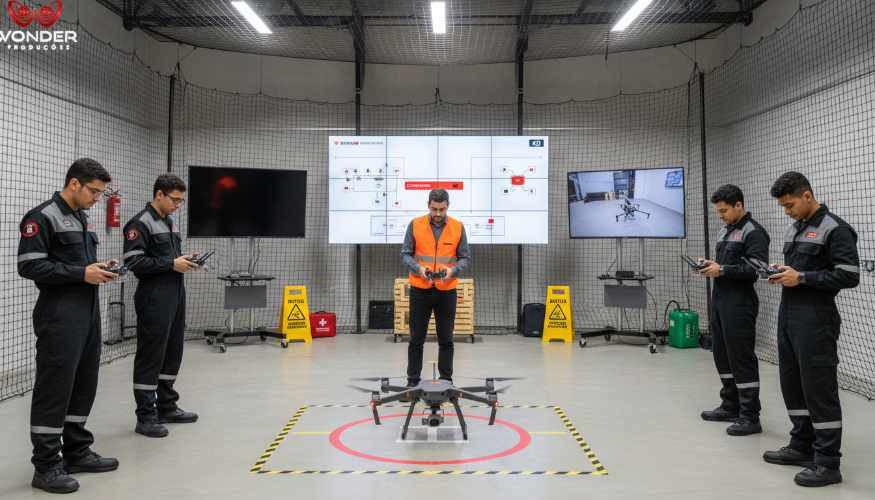 Curso de piloto de drone profissional