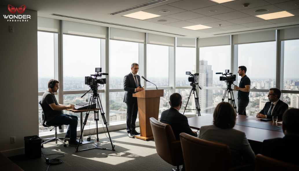 Gravação de Palestras Para Eventos - Wonder Produções