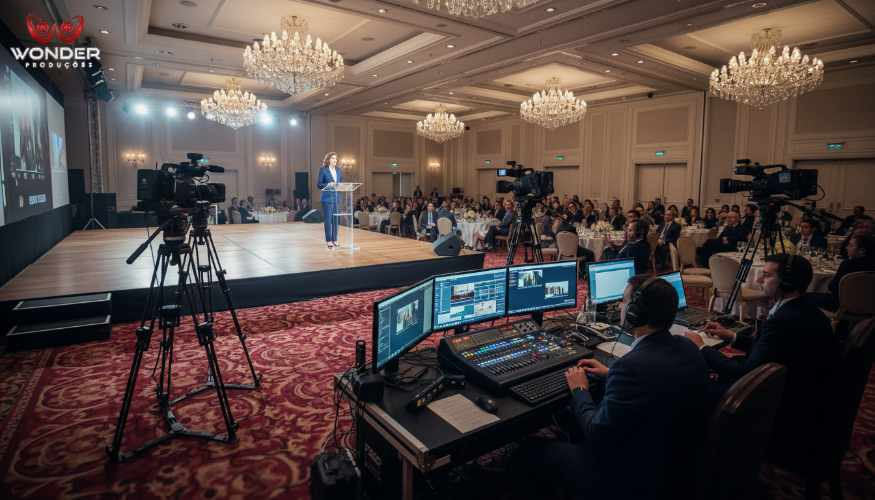 Gravação profissional de palestras