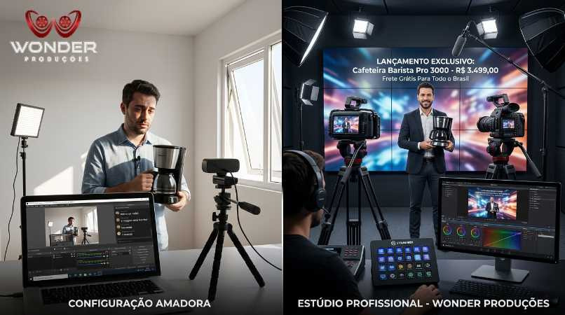 Live Streaming Lançamento de produtos em São Paulo