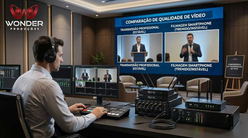Live Streaming Profissional em São Paulo