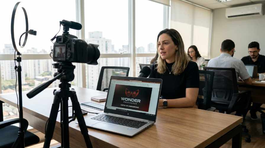 Gravação de videaulas perto de mim