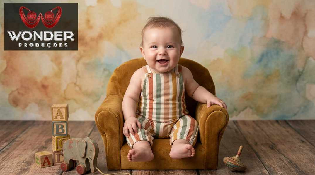 Ensaio fotográfico de bebê