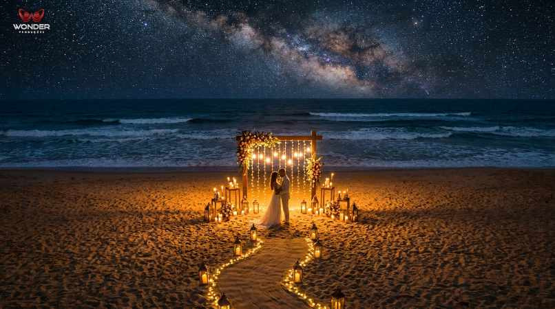 Fotografia de casamento na praia