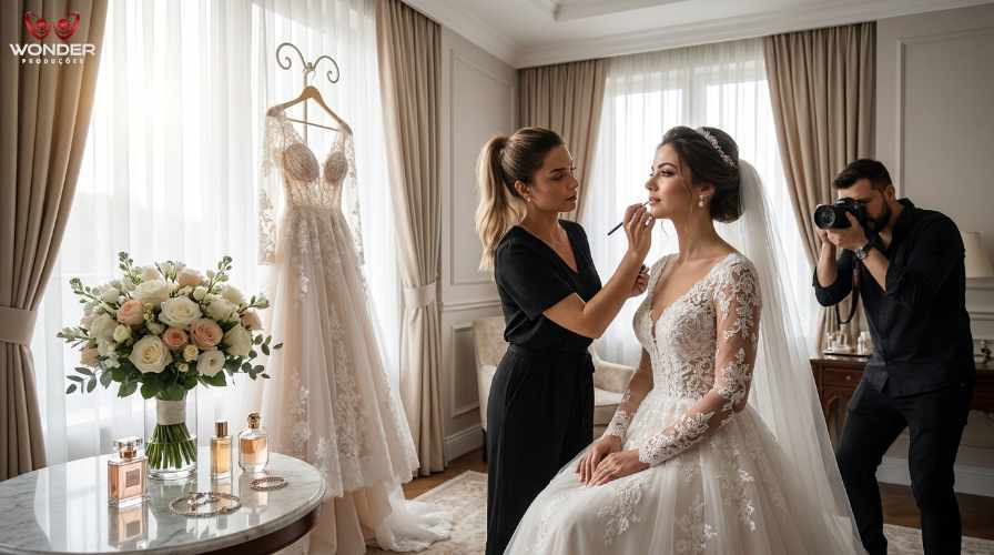 Foto Making Of de casamento
