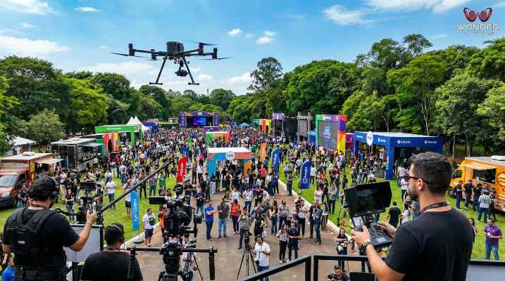 Filmagem com drone em Campinas