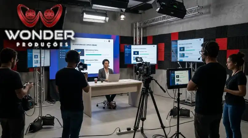 Plataforma de cursos online - Wonder Produções