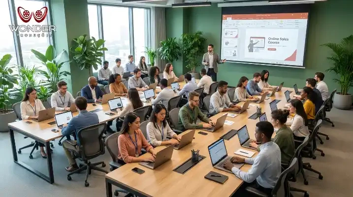 Gravação de videoaulas para equipes corporativas