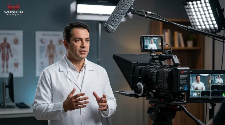 Empresa de gravação de cursos online para médicos - Perto de Mim