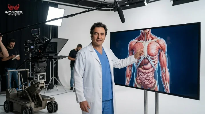 Gravação cursos online para médicos - Wonder Produções