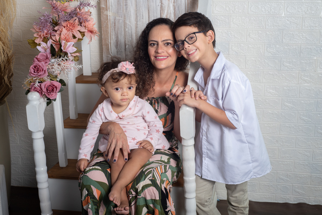 Ensaio Fotográfico do dia das Mães com a Bambino Fotografia.