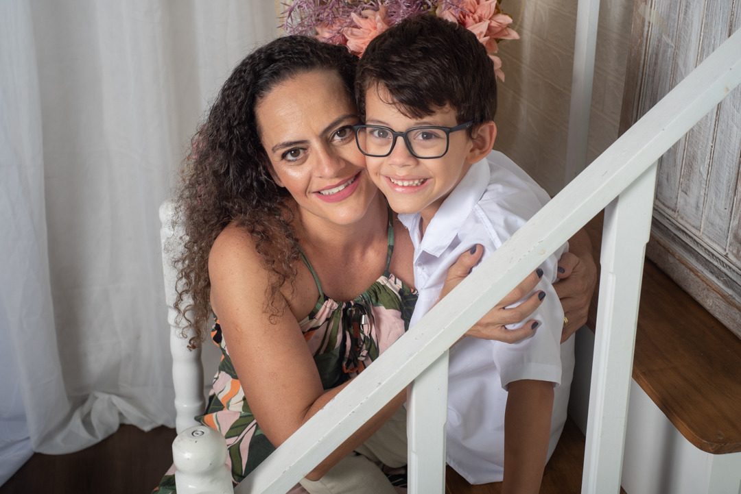 Ensaio fotográfico do dia das mães - Bambino Fotografia