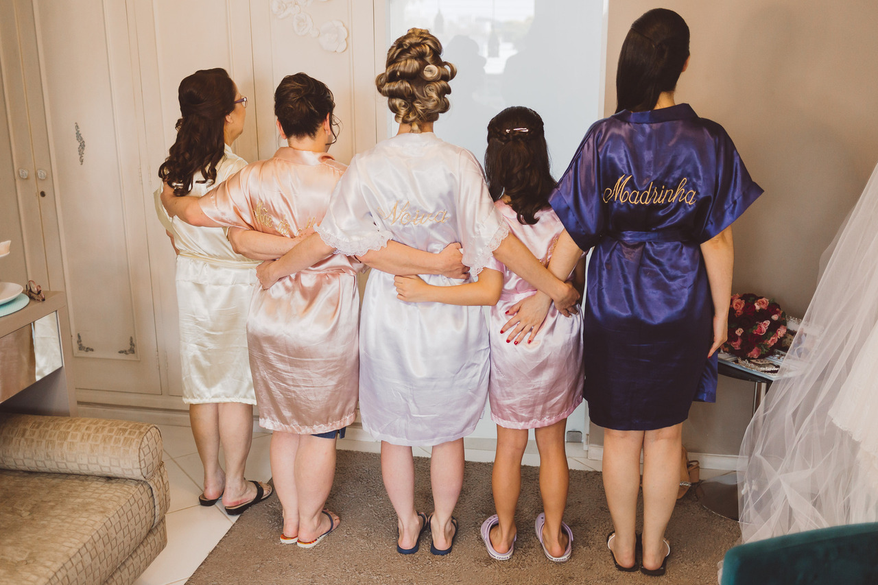 Making of da noiva com madrinhas, Casamento em Valinhos -SP