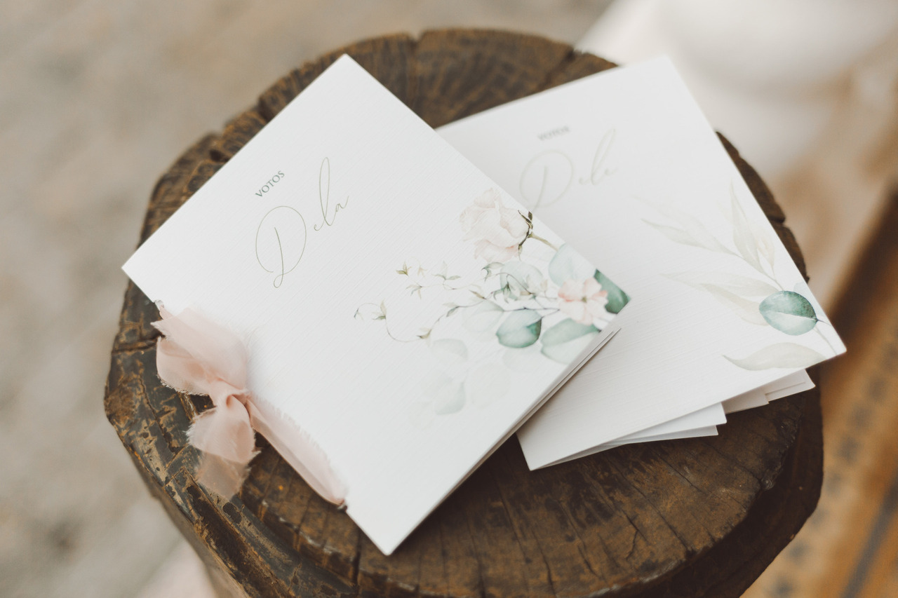 Caderno de votos, casamento em Votorantim - SP