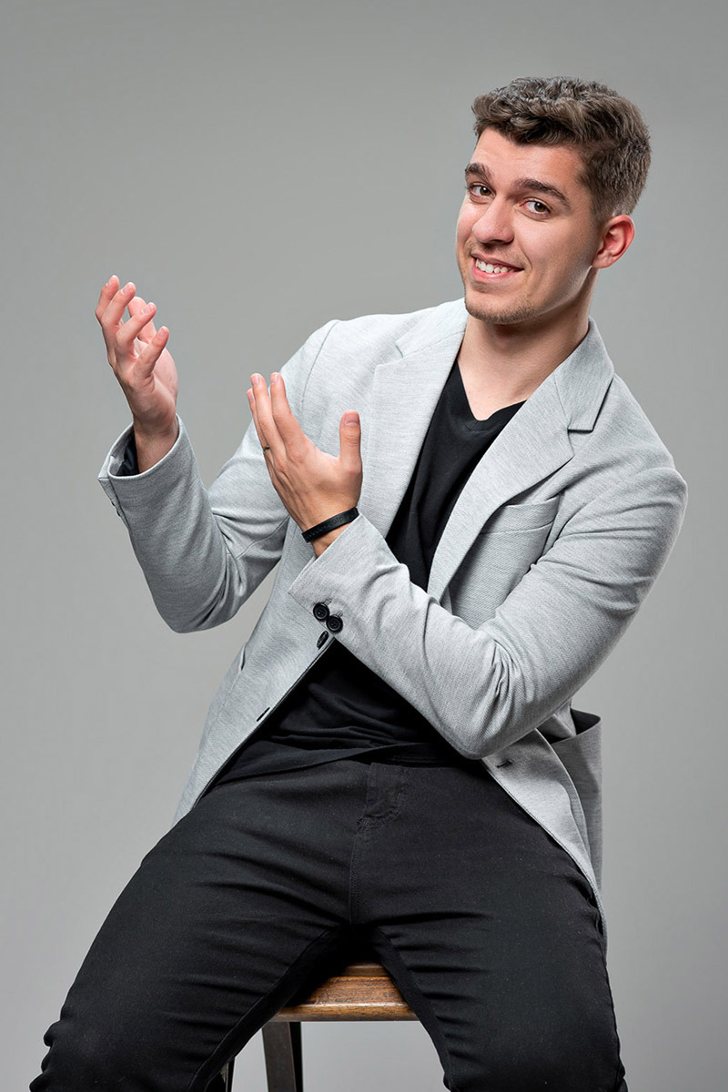 Retrato Corporativo Empresarial perfil profissional Produtor de Conteúdo